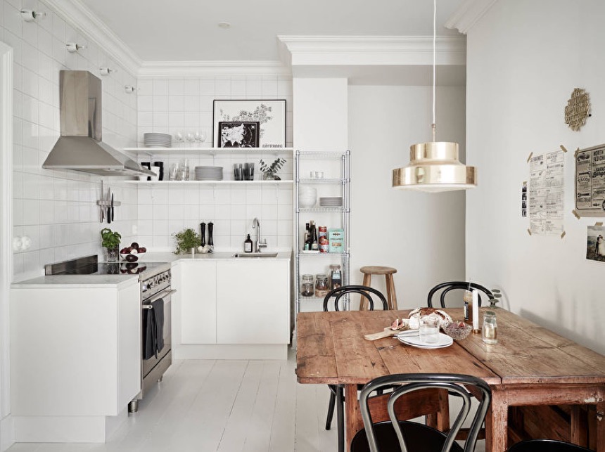 Как сделать маленькую кухню в скандинавском стиле функциональной