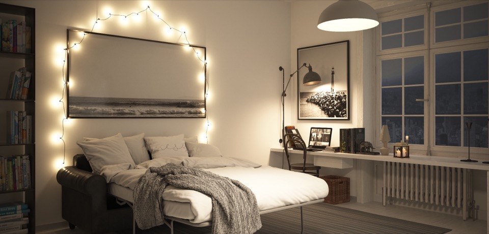 Освещение в спальне (+ фото) — размещение, виды светильников