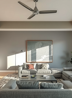 Интерьер с использованием серо-зеленых оттенков